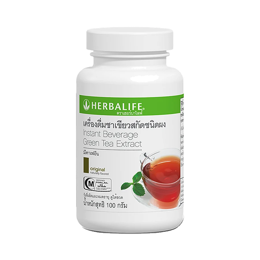 ภาพผลิตภัณฑ์: เครื่องดื่มชาเขียวสกัดชนิดผง 4 รสชาติ — ออริจินอล