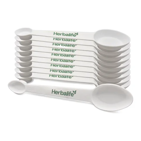 Product image: White measuring spoon — pack of 10
